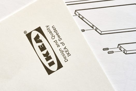 Assembly instructions of furniture from the Swedish furniture store IKEA