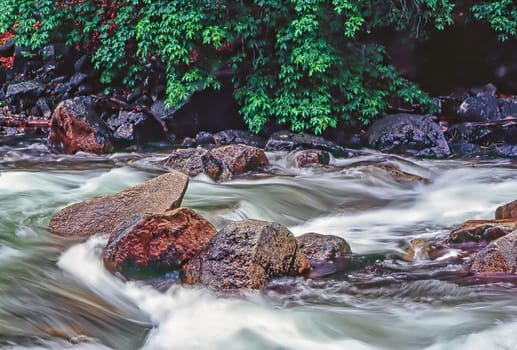 Mountain River in Yosemite National Park