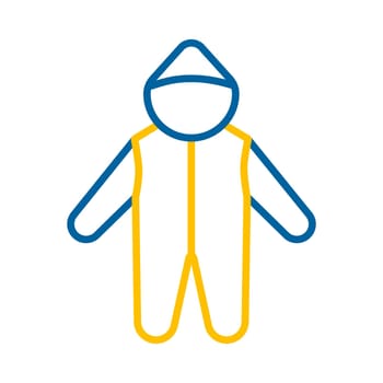 Baby bodysuit isolated vector icon. Baby Romper. Graph symbol for children and newborn babies web site and apps design, logo, app, UI