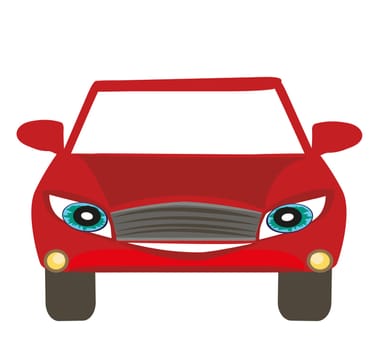 Car cartoon character