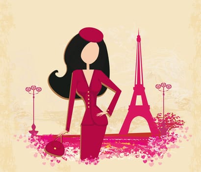 women Shopping in Paris card