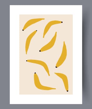 Scandinavian abstract vector print. Minimalistic abstract wall art background for print. Scandinavian vector style.