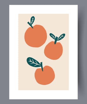 Scandinavian abstract vector print. Minimalistic abstract wall art background for print. Scandinavian vector style.
