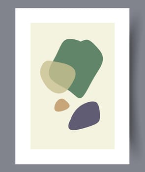 Scandinavian abstract vector print. Minimalistic abstract wall art background for print. Scandinavian vector style.