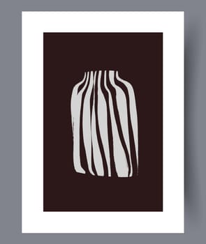 Scandinavian abstract vector print. Minimalistic abstract wall art background for print. Scandinavian vector style.