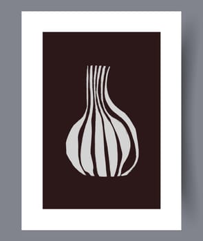 Scandinavian abstract vector print. Minimalistic abstract wall art background for print. Scandinavian vector style.