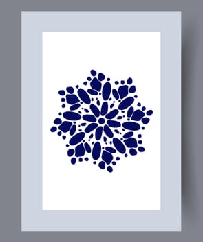Scandinavian abstract vector print. Minimalistic abstract wall art background for print. Scandinavian vector style.