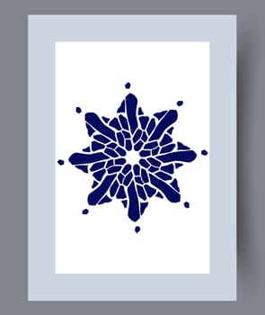 Scandinavian abstract vector print. Minimalistic abstract wall art background for print. Scandinavian vector style.