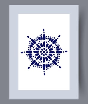Scandinavian abstract vector print. Minimalistic abstract wall art background for print. Scandinavian vector style.