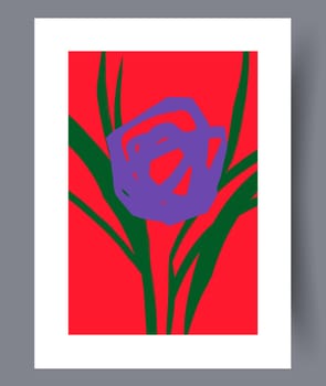 Scandinavian abstract vector print. Minimalistic abstract wall art background for print. Scandinavian vector style.