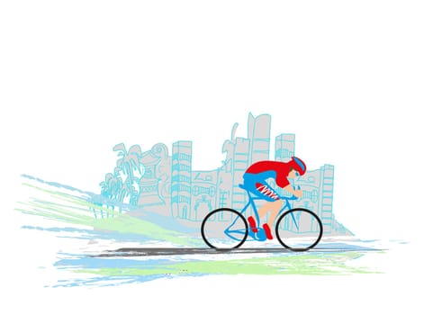 I love cycling banner
