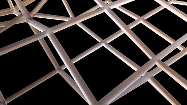 3d grid. Computer generated 3d render