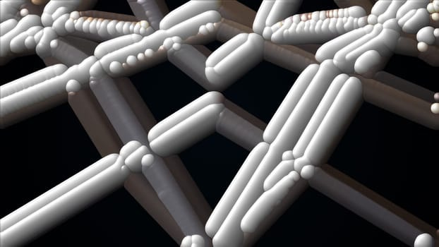 Abstract bulge. Computer generated 3d render