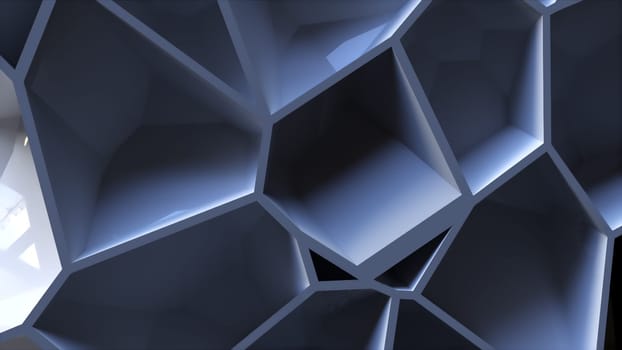3d cells. Computer generated 3d render