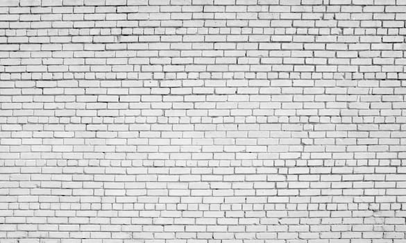 White brick wall background texture