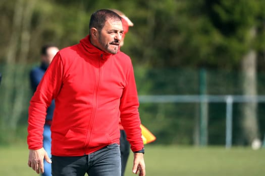 Coach Francesco Pastore (SV Öfingen) at the match of the football KL A Black Forest - 21st season 21-22 - SV Hinterzarten vs SV Öfingen