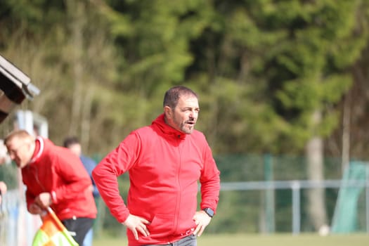 Coach Francesco Pastore (SV Öfingen) at the match of the football KL A Black Forest - 21st season 21-22 - SV Hinterzarten vs SV Öfingen