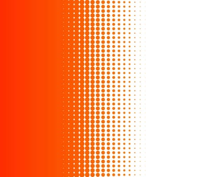 Dotted gradient background red and white