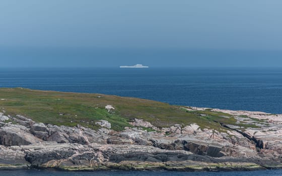 Iceberg floats by Battle Harbor Newfoundland and Labrador