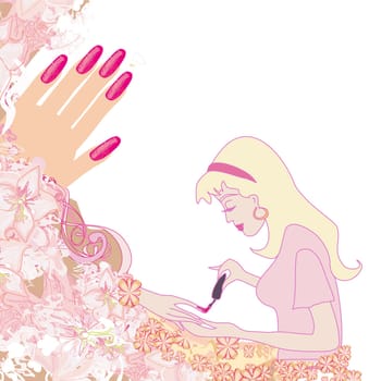 Nail Salon design poster