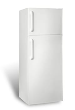 Refrigerator isolated on white background