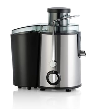 Electric juicer isolated on white background