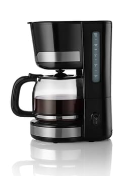 Coffee maker isolated on white background