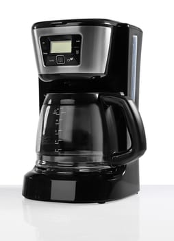 Coffee maker isolated on white background
