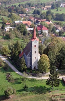Church of Saint John the Baptist in Gornja Jelenska, Croatia