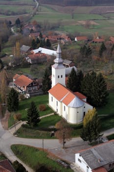 Parish church of St. George in Durdic, Croatia