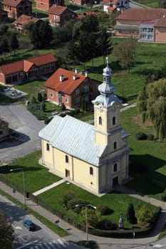 Parish church of Saint Joseph in Grubisno Polje, Croatia