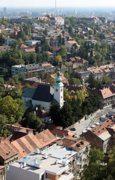 Saint John the Baptist church in Zagreb, Croatia