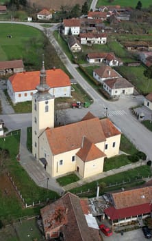 Parish Church of the Visitation of the Virgin Mary in Cirkvena, Croatia