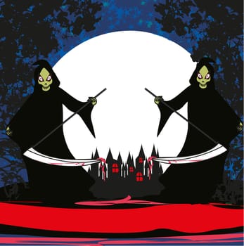 Grim reaper card