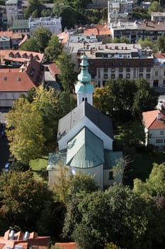 Saint John the Baptist church in Zagreb, Croatia