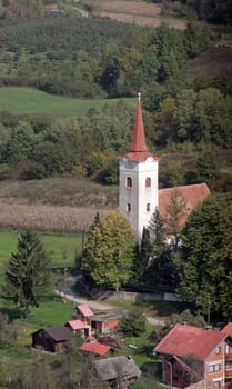 Church of Saint John the Baptist in Gornja Jelenska, Croatia