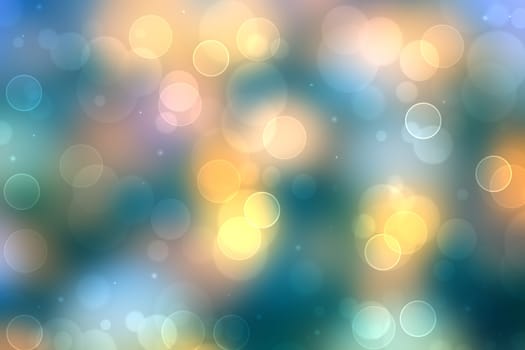 Abstract scene in universe. Abstract gradient dark blue to light blue yellow gold space cosmos universe background with stars and planets. Space for your design. Concept astrology an science.