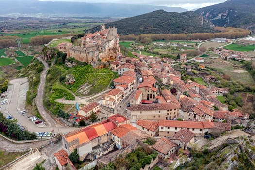 Castle of the city of Frias Burgos, Spain in Europe