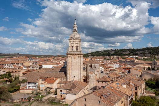 Historic cathedral on the central square of Burgo de Osma, Spain
