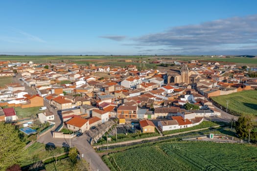 General view of La Hiniesta, a Spanish municipality and town in the province of Zamora, in the autonomous community of Castilla y Leon. Spain