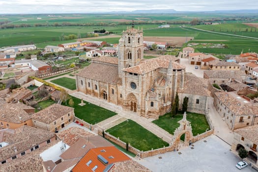 Church of Santa Maria la Real in Sasamon province of Burgos, Spain, UNESCO - the Pilgrim's Road to Santiago de Compostela