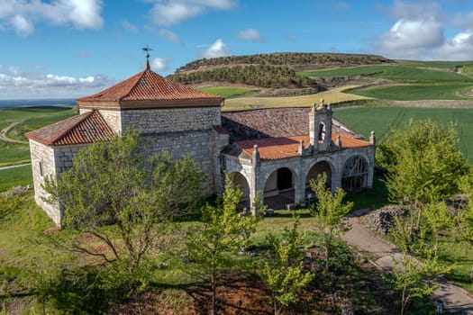 Hermitage of Our Lady of the Perales, in Velliza province of Valladolid Spain