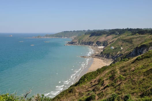Plouha on the Brittany coast