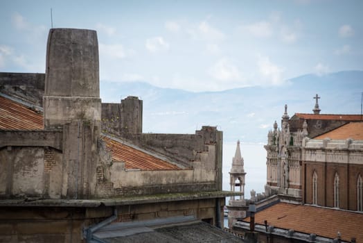 View of roofs at rijeka in Croatia