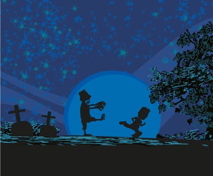 zombie attacks at night