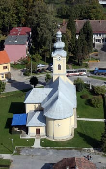 Parish church of Saint Joseph in Grubisno Polje, Croatia
