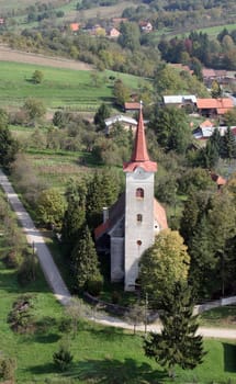 Church of Saint John the Baptist in Gornja Jelenska, Croatia