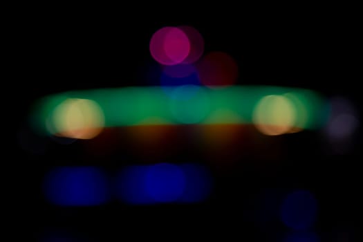 Abstract bokeh light effects on the night. Black background with colorful light effects. background with  Blur bokeh effects. Abstract background texture