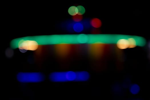 Abstract bokeh light effects on the night. Black background with colorful light effects. background with  Blur bokeh effects. Abstract background texture