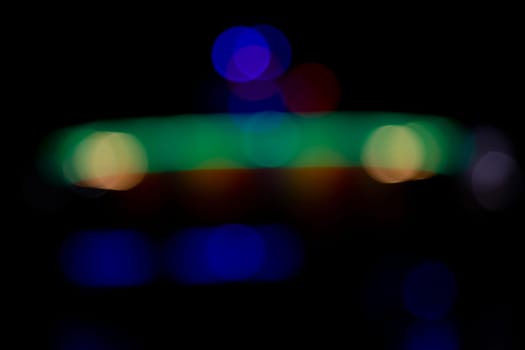 Abstract bokeh light effects on the night. Black background with colorful light effects. background with  Blur bokeh effects. Abstract background texture